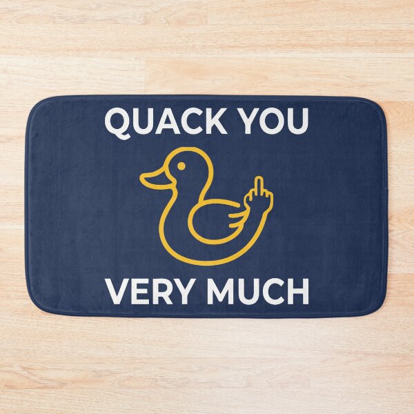 Item preview, Quack You Very Much Funny Duck Middle Finger designed and sold by Amir Faysal.
