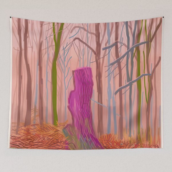 Item preview, David Hockney -  The Arrival Of Spring In Woldgate, East Yorkshire In  (twenty eleven) -  March - Signed Print by David Hockney undefinedr designed and sold by LILLIANSTRANGEy.