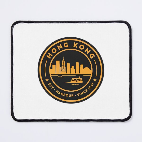 Item preview, Hong Kong Skyline Crest — Circular Badge Logo designed and sold by Shutter-Dragon.