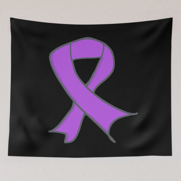 Item preview, Lavender awareness ribbon as a symbol designed and sold by vibeno1.