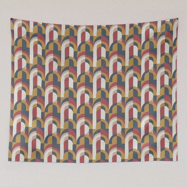 Item preview, Retro Geometry Mid-Century Arches designed and sold by Pattique.
