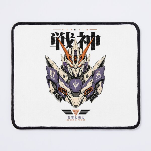 Item preview, Honor & Power Japanese Anime Mecha Robot Bust Graphic designed and sold by DesignedByMarty.