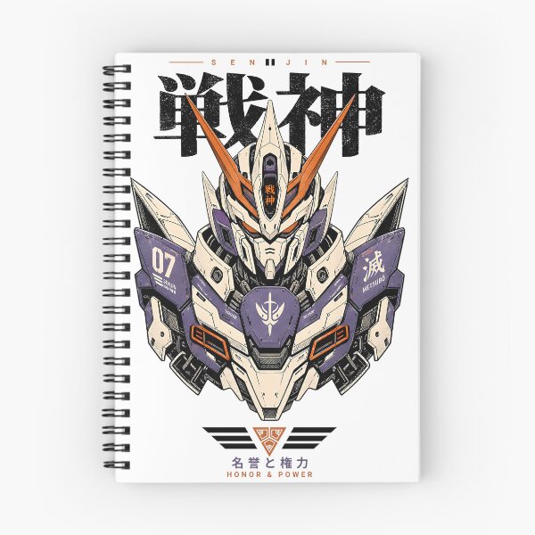Item preview, Honor & Power Japanese Anime Mecha Robot Bust Graphic designed and sold by DesignedByMarty.