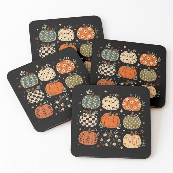 Item preview, Retro Vintage Pumpkins Autumn Floral Halloween Fall Collection designed and sold by Moizento.