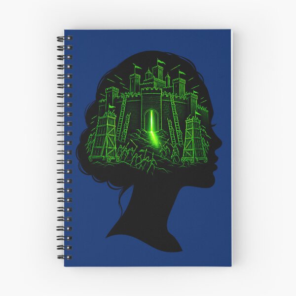 Item preview, Ninon de Lenclos Royal Citadel Siege Psychological Neon Art designed and sold by PERSPECTIVERED.