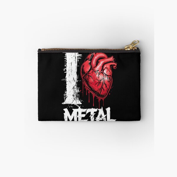 Item preview, Edgy I Love Metal Anatomical Heart Graphic T-Shirt - Music Collection  designed and sold by SubliHardDraws.