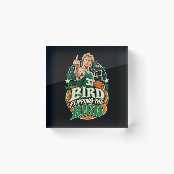 Item preview, Larry Bird – Bird Flipping the Bird designed and sold by Pandaburba.
