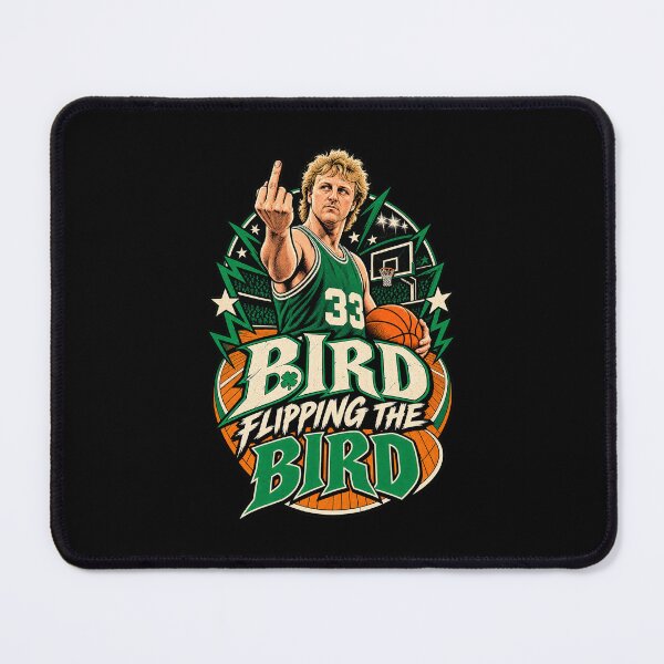 Item preview, Larry Bird – Bird Flipping the Bird designed and sold by Pandaburba.