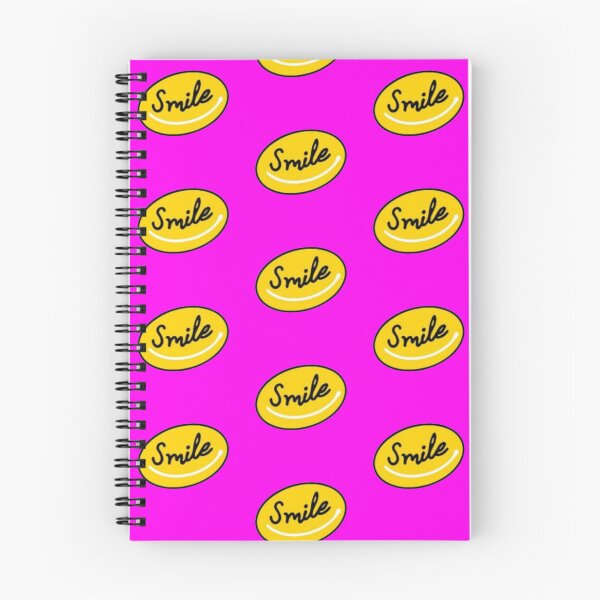 Item preview, Smile Yellow Oval Cursive Typography Sticker designed and sold by Scro-Ciob-Shop.