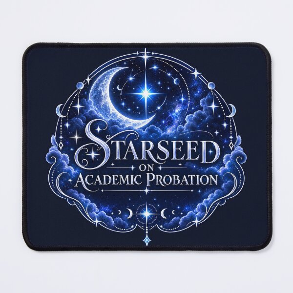 Item preview, Starseed on Academic Probation – Celestial Earth School Humor designed and sold by Alcyone-Blue.