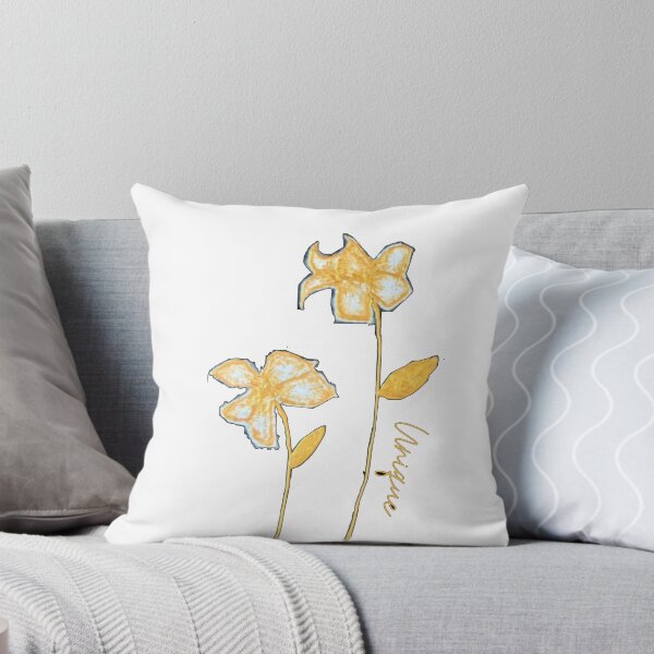 Item preview, Abstract gold flowers designed and sold by Oasis-studios.