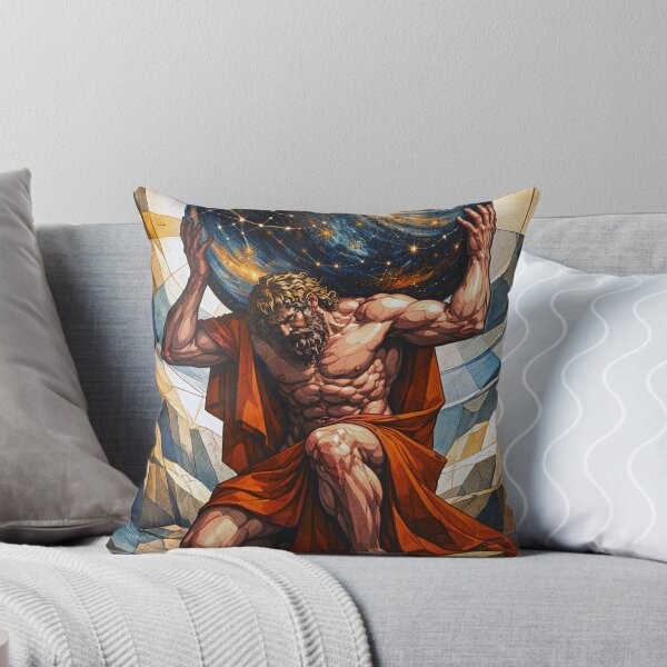 Item preview, Atlas Titan – Greek Mythology Painting designed and sold by GalleryKauffeld.
