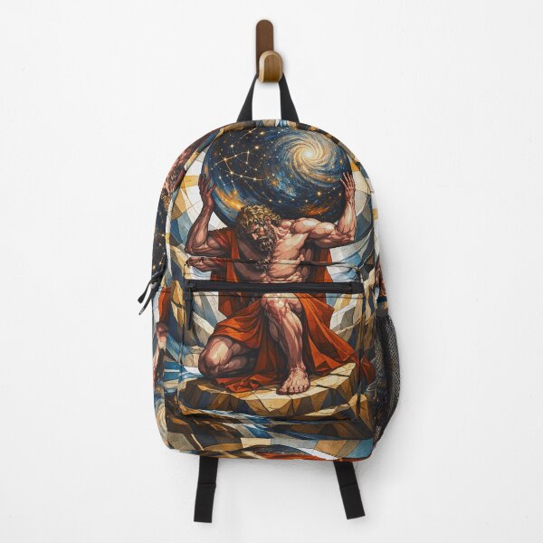 Item preview, Atlas Titan – Greek Mythology Painting designed and sold by GalleryKauffeld.