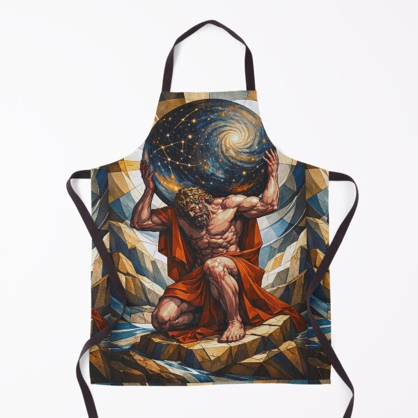 Item preview, Atlas Titan – Greek Mythology Painting designed and sold by GalleryKauffeld.