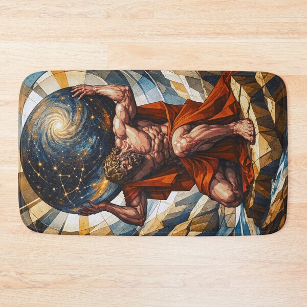 Item preview, Atlas Titan – Greek Mythology Painting designed and sold by GalleryKauffeld.