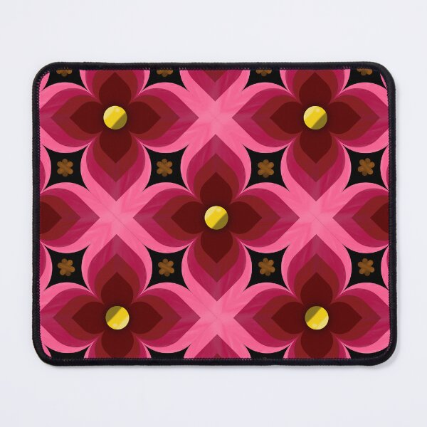 Item preview, Retro Pink Floral Pattern designed and sold by Lonandie.