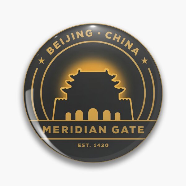 Item preview, Beijing Meridian Gate Crest — Circular Badge Logo designed and sold by Shutter-Dragon.
