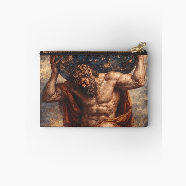 Item preview, Atlas the Titan – Ancient Greek Mythology Painting designed and sold by GalleryKauffeld.