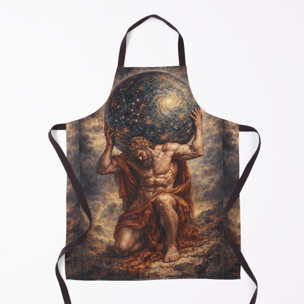 Item preview, Atlas the Titan – Ancient Greek Mythology Painting designed and sold by GalleryKauffeld.
