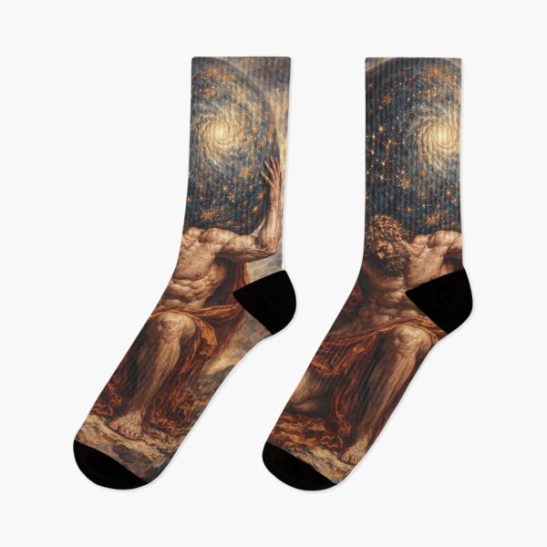 Item preview, Atlas the Titan – Ancient Greek Mythology Painting designed and sold by GalleryKauffeld.