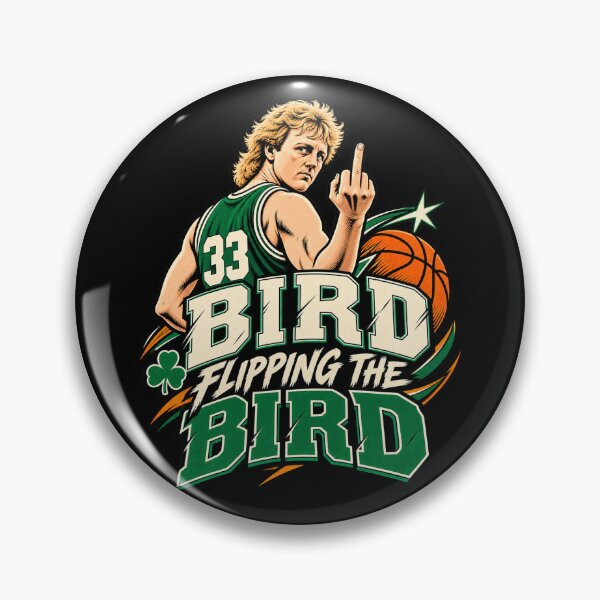 Item preview, Larry Bird – Celtics Bird Flipping the Bird designed and sold by Pandaburba.