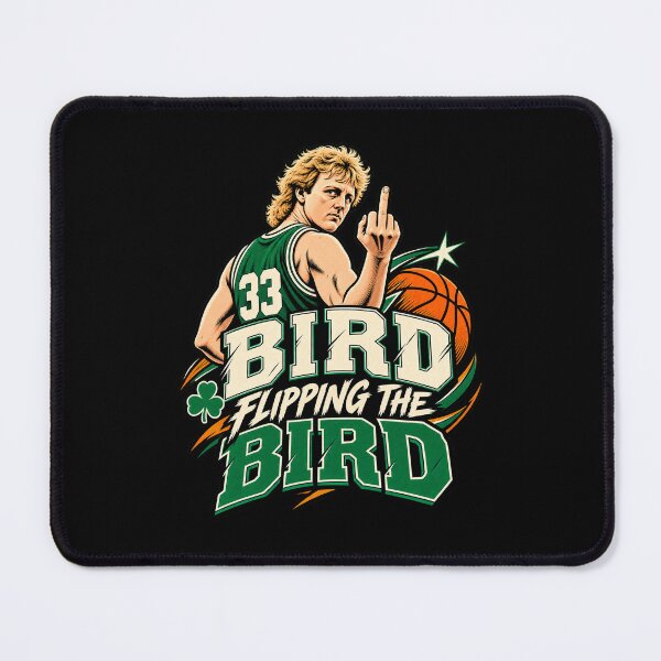 Item preview, Larry Bird – Celtics Bird Flipping the Bird designed and sold by Pandaburba.