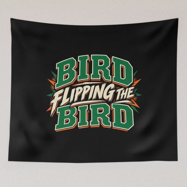 Item preview, Bird Flipping the Bird – Basketball Humor designed and sold by Pandaburba.