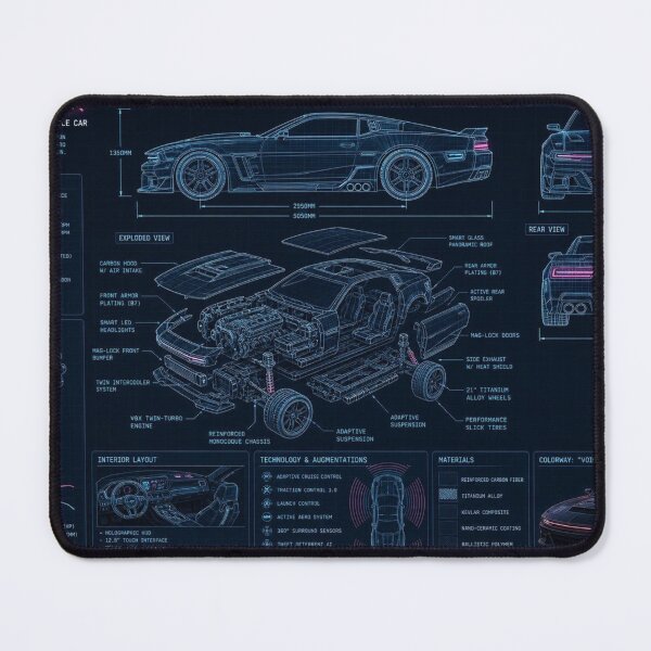 Item preview, Cyberpunk Blueprint designed and sold by The King's general goods.