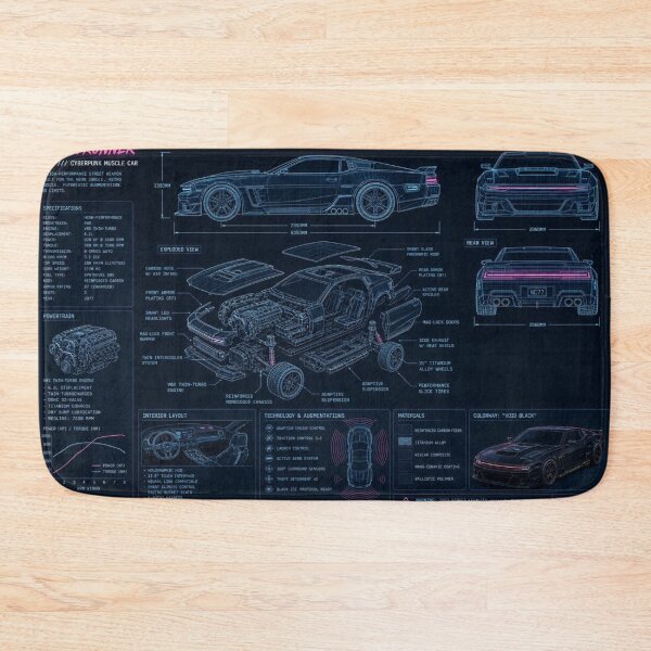 Item preview, Cyberpunk Blueprint designed and sold by The King's general goods.