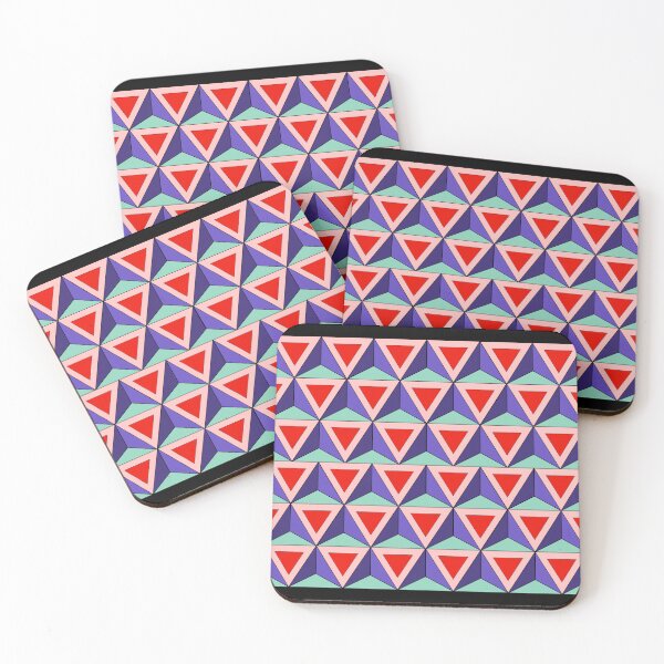 Item preview, Retro 3D Geometric Triangle Pattern designed and sold by Lonandie.