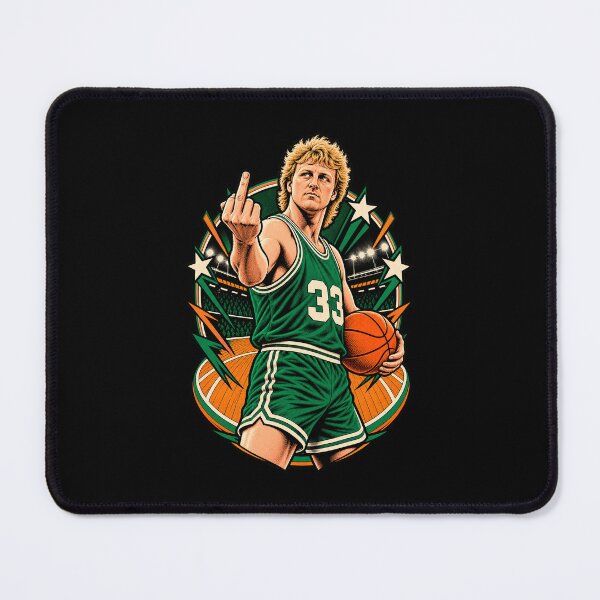 Item preview, Larry Bird – Retro Celtics Basketball designed and sold by Pandaburba.