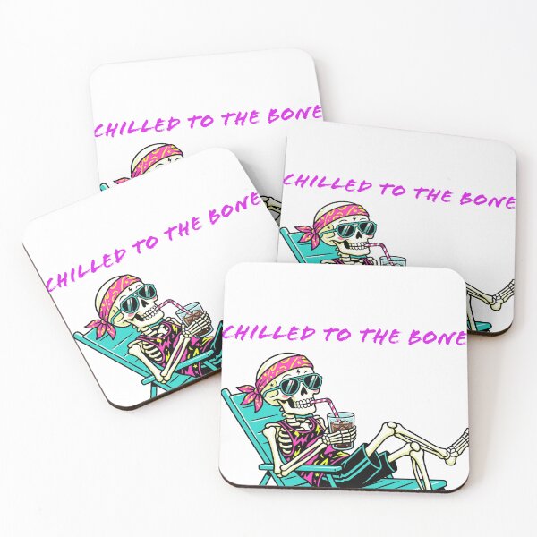 Item preview, Chilled to the Bone Retro Summer Skeleton Halloween designed and sold by KMKDesignStudio.