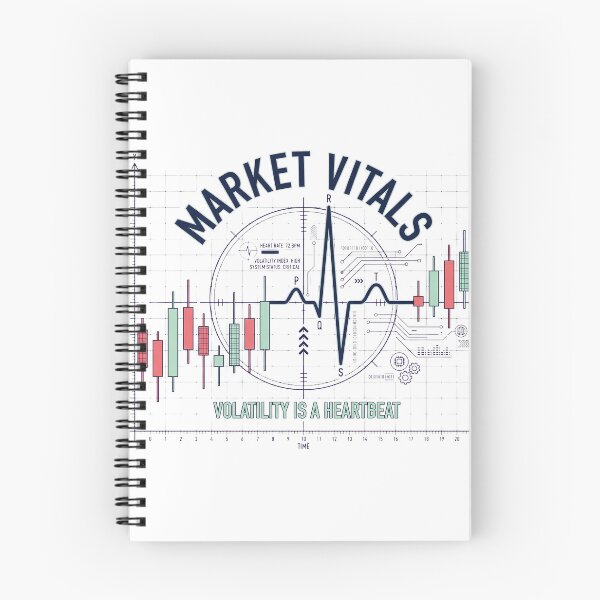Item preview, Market Vitals Volatility Is A Heartbeat Trading EKG Graphic Tee designed and sold by KIDEnia.