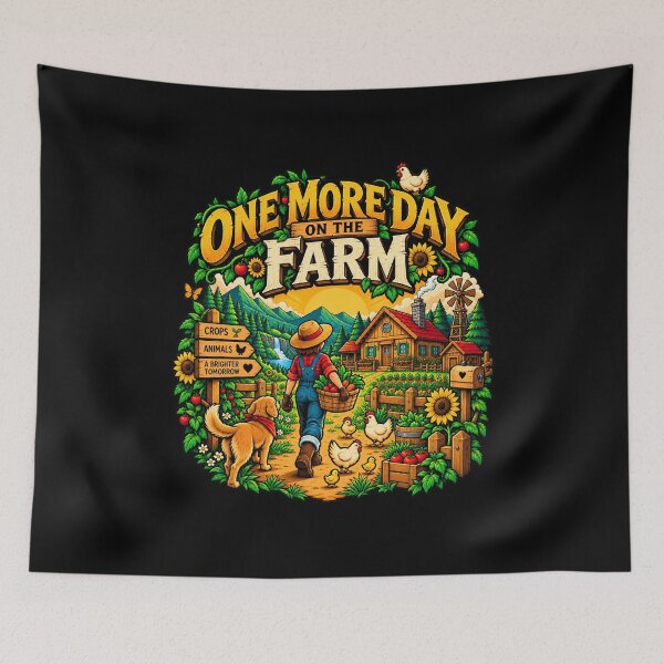 Item preview, Stardew Valley – One More Day on the Farm designed and sold by Pandaburba.