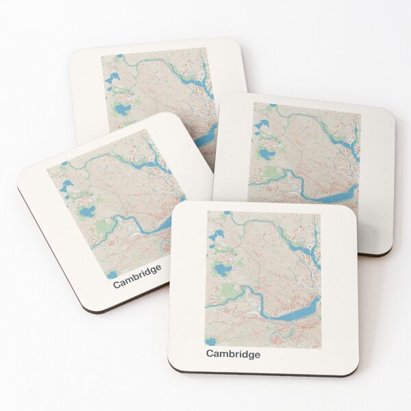 Item preview, Cambridge Minimalistic Map Art designed and sold by MapsNerd.