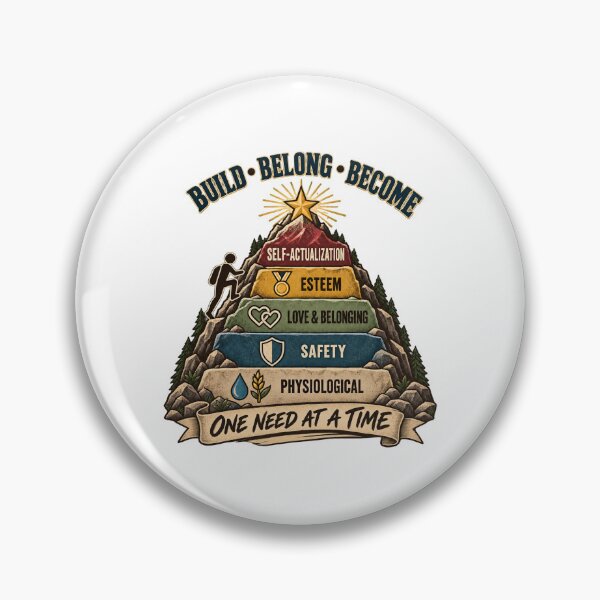 Item preview, Build, Belong, Become – Maslow’s Hierarchy of Needs designed and sold by NinaCreator.