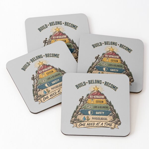 Item preview, Build, Belong, Become – Maslow’s Hierarchy of Needs designed and sold by NinaCreator.