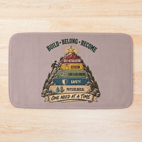 Item preview, Build, Belong, Become – Maslow’s Hierarchy of Needs designed and sold by NinaCreator.