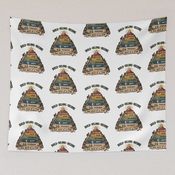 Item preview, Build, Belong, Become – Maslow’s Hierarchy of Needs designed and sold by NinaCreator.