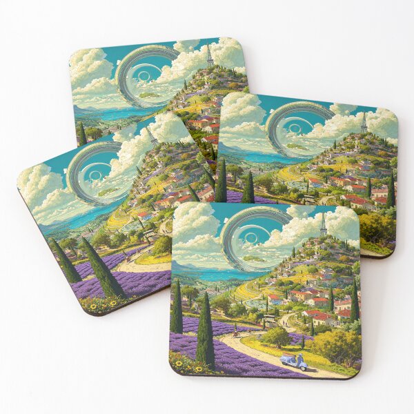 Item preview, Futuristic Provence – Lavender Fields, Mediterranean Village & Sci-Fi Rings designed and sold by IRON SIREN.