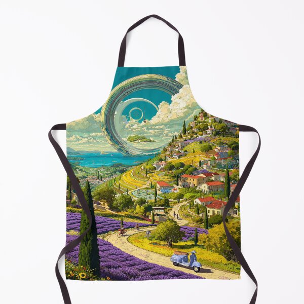 Item preview, Futuristic Provence – Lavender Fields, Mediterranean Village & Sci-Fi Rings designed and sold by IRON SIREN.