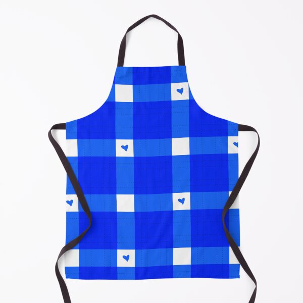 Item preview, Cuadros azules a cuadros vichy con corazones designed and sold by Lonandie.