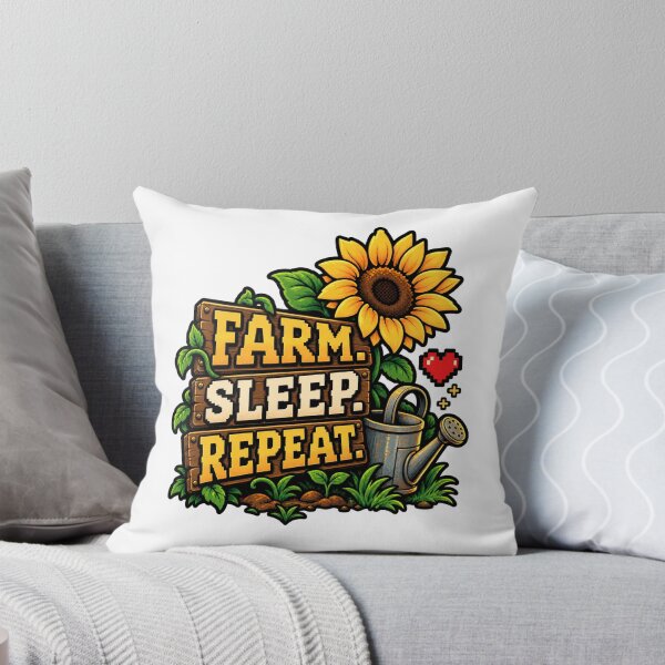 Item preview, Farm Sleep Repeat – Cozy Farming Gamer designed and sold by Pandaburba.