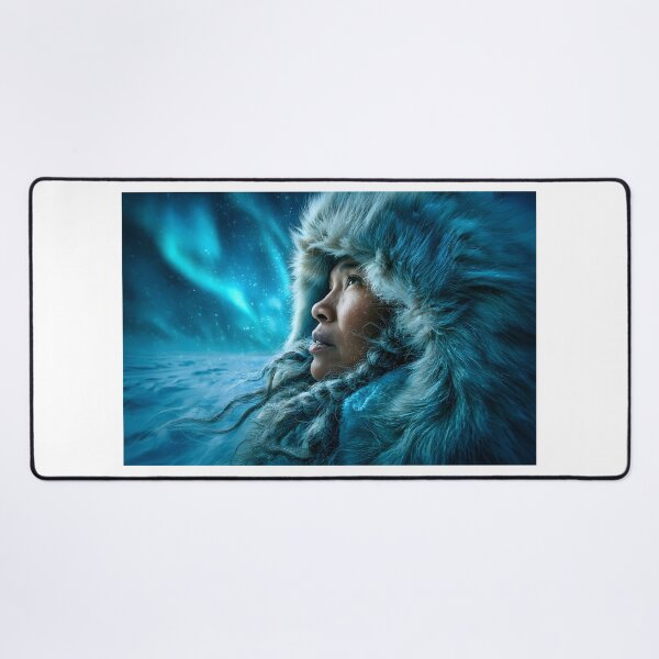Item preview, Serene Northern Lights in a Wintry Landscape designed and sold by Artessie.