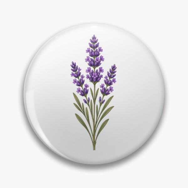 Item preview, Botanical Lavender Bunch Vintage Illustration Art designed and sold by HappyOops.
