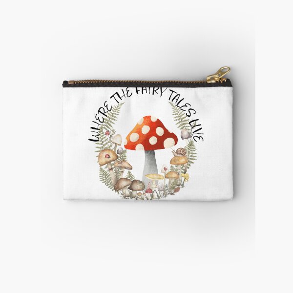 Item preview, Where The Fairy Tales Live Cottagecore Mushroom Design designed and sold by KMKDesignStudio.