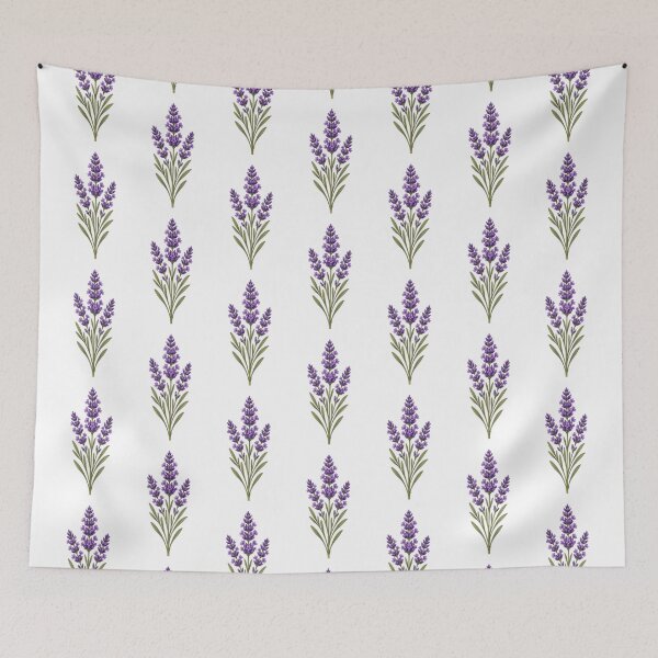 Item preview, Botanical Lavender Bunch Vintage Illustration Art designed and sold by HappyOops.