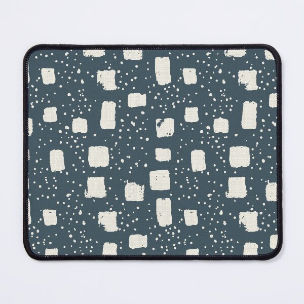 Item preview, Minimalist Abstract Art in Cosmic Blue and Textured Cream designed and sold by Pattique.