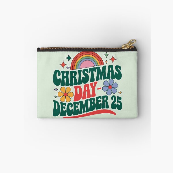 Item preview, Retro Christmas Day December 25 Rainbow, Vintage Groovy Floral Holiday designed and sold by zozo-shop.