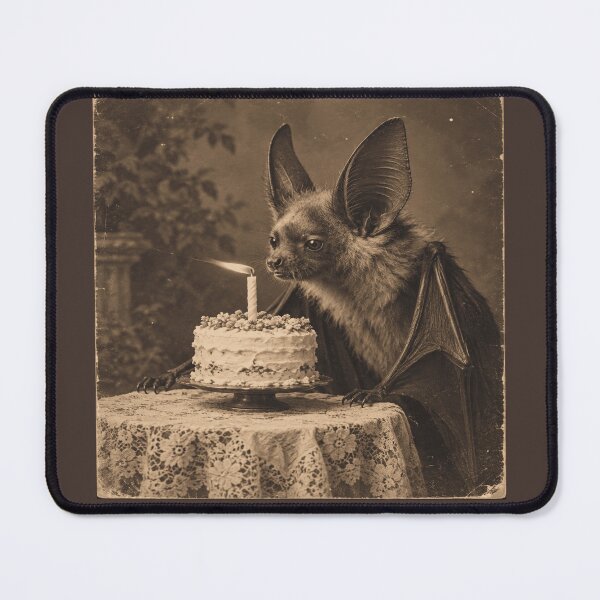 Item preview, Fruit Bat Birthday Wish for Gothic Bat Lovers designed and sold by POD DYNASTY | Original Print On Demand T-Shirt Graphics.